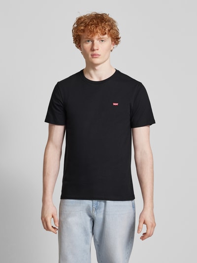 Levi's® T-Shirt mit Label-Stitching Black 4