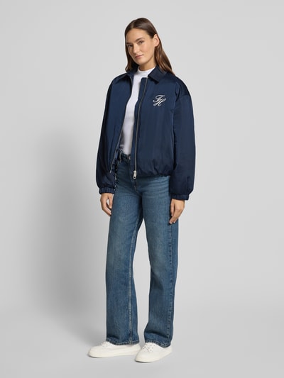 Tommy Hilfiger Regular fit bomberjack met logodetail Marineblauw - 1