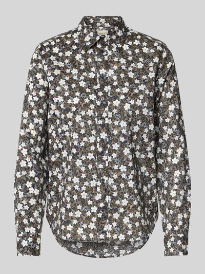 Gant Regular Fit Hemdbluse aus reiner Baumwolle mit Kellerfalte Hellgruen 2