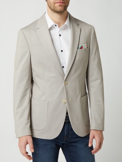 MCNEAL Slim fit colbert met twee knopen en stretch  Beige - 4