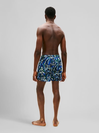 Tommy Hilfiger Regular Fit Badeshorts mit Allover-Muster Marine 5
