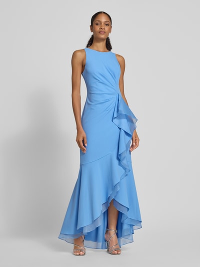 Adrianna Papell Maxikleid mit Volants und Rundhalsausschnitt Hellblau 4