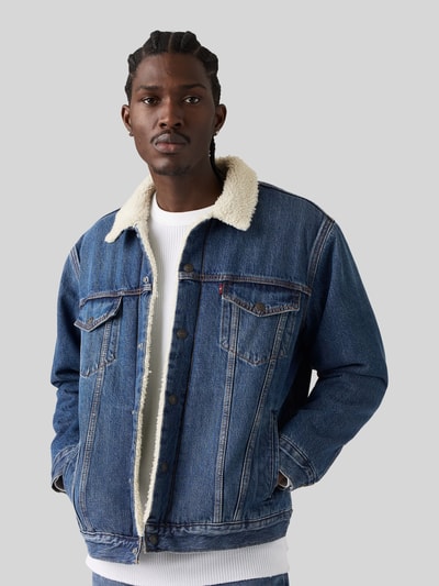 Levi's® Relaxed Fit Jeansjacke aus reiner Baumwolle mit Teddyfutter Jeansblau 1