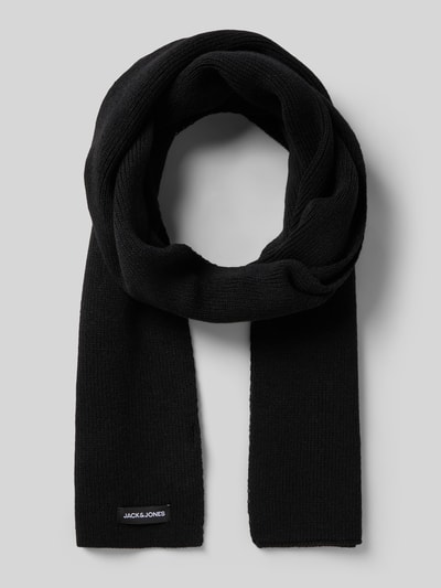 Jack & Jones Sjaal met labeldetail Zwart - 1