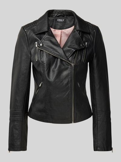 Only Bikerjacke in Leder-Optik Modell 'Gemma' Black 2