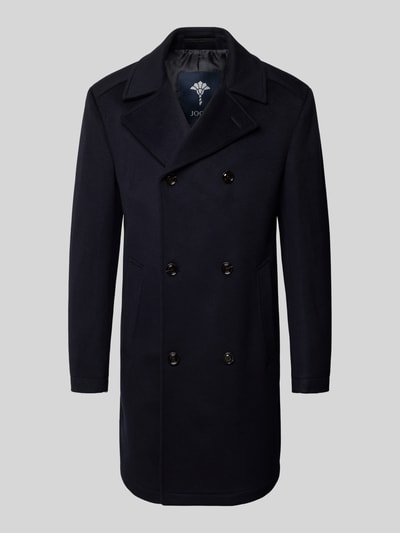 JOOP! Collection Lange jas met reverskraag, model 'BEALE' Marineblauw - 2