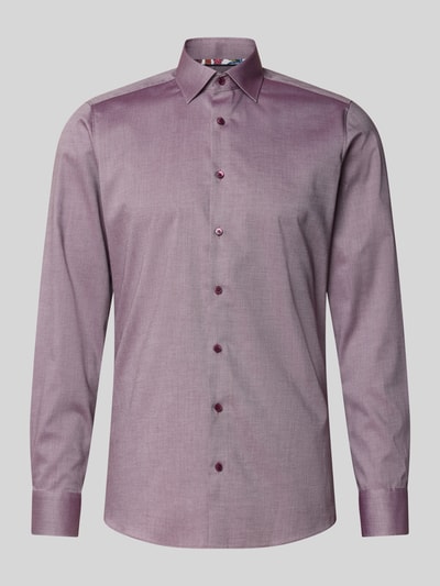OLYMP Level Five Slim Fit Business-Hemd mit Kentkragen Bordeaux 2