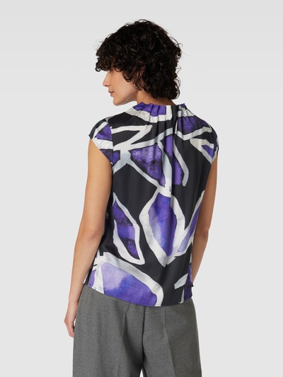 COMMA Blouse met grafisch motief Paars - 5