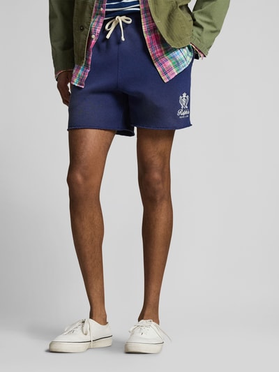 Polo Ralph Lauren Regular Fit Sweatshorts mit Logo Stitching Dunkelblau 4