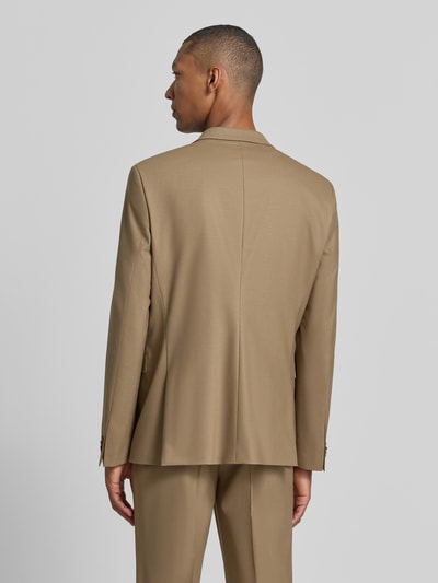 HUGO Marynarka o kroju super slim fit z mieszanki wełny model 'Arti 253X' Beżowy 5
