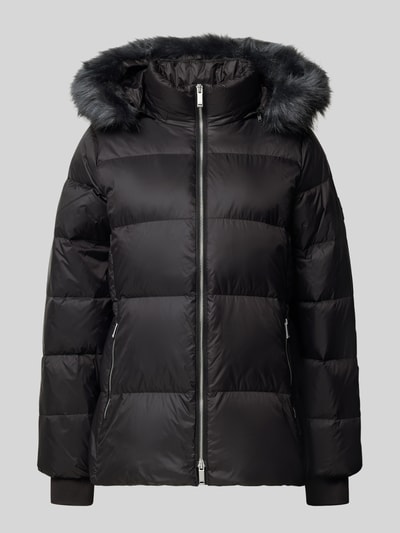 Calvin Klein Womenswear Steppjacke mit Stehkragen und Zweiwege-Reißverschluss Black 2
