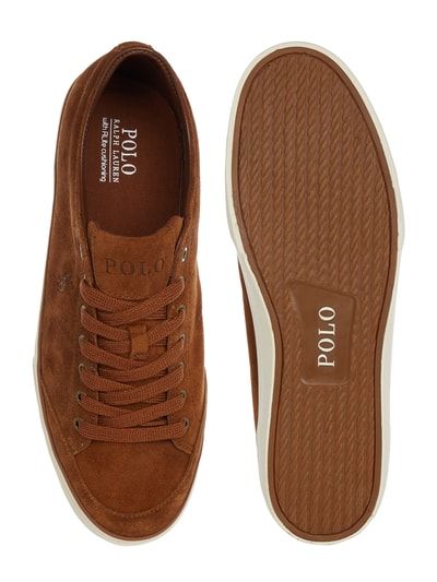 Polo Ralph Lauren Sneaker 'Sherwin' aus Veloursleder Cognac 5