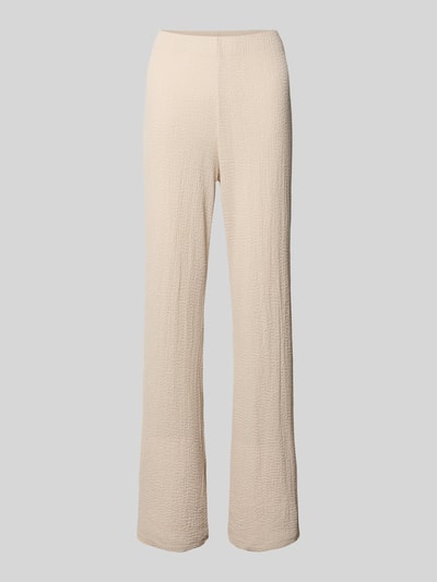 Christian Berg Woman Hose mit Strukturmuster Beige 2