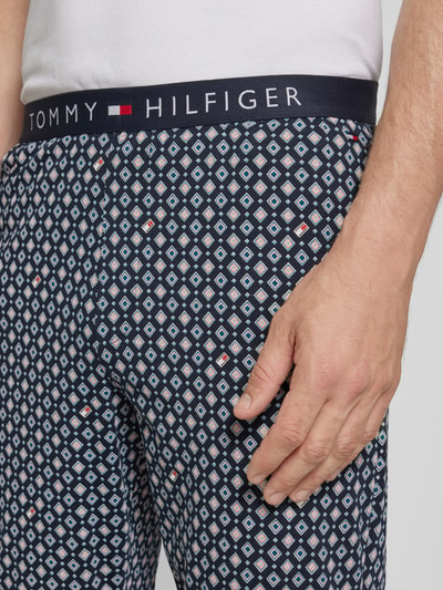 Tommy Hilfiger Regular Fit Sweatpants mit Label-Stitching Dunkelblau 3