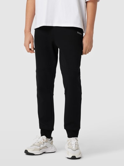 Balr. Sweatpants met labelapplicatie, model 'Q-Series' Zwart - 4