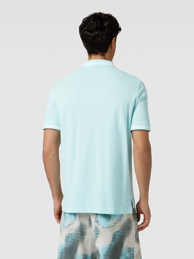 ARMANI EXCHANGE Poloshirt met labeldetails Lichtturquoise - 5