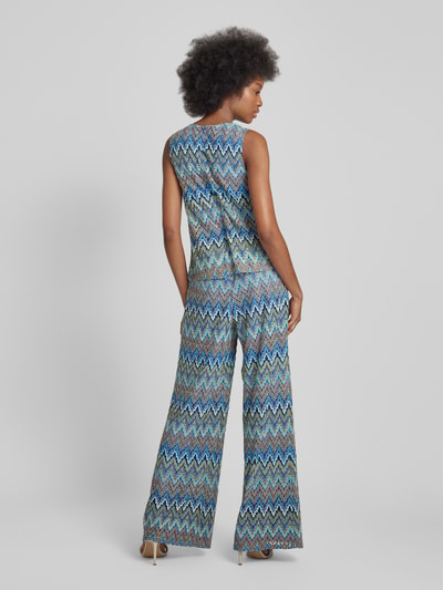 ROBE LÉGÈRE Jumpsuit met all-over motief Aquablauw - 5