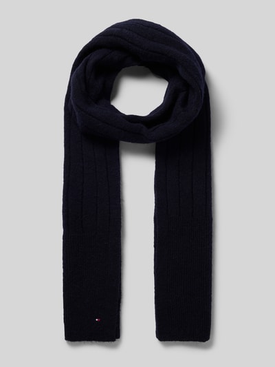 Tommy Hilfiger Sjaal met wolgehalte Marineblauw - 1