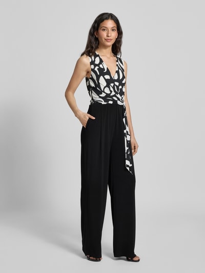 Vera Mont Jumpsuit in wikkellook Zwart - 1