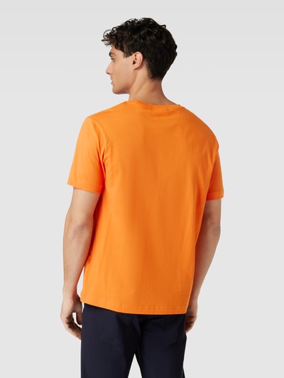 Gant T-shirt met labelstitching Oranje - 5