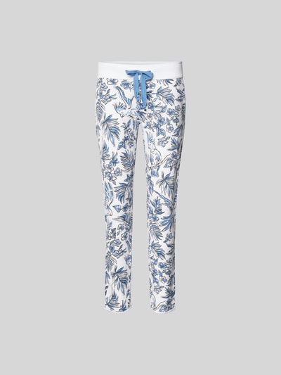 Juvia Sweatpants mit Allover-Muster Weiss 2