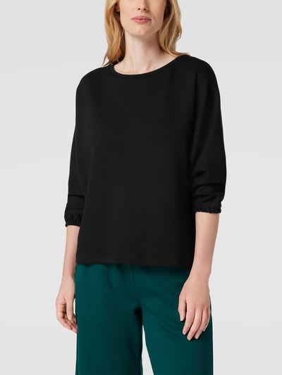 Christian Berg Woman Sweatshirt met ronde hals, model 'Ophelia' Zwart - 4