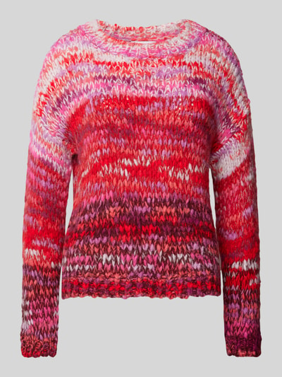 Rich & Royal Strickpullover mit Rundhalsausschnitt Rot 2