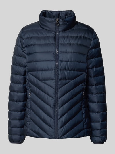 s.Oliver RED LABEL Kurtka pikowana o kroju slim fit ze stójką Granatowy 2