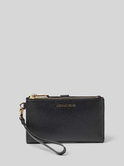 MICHAEL Michael Kors Portemonnaie mit Label-Applikation Modell 'JET SET' Black 1