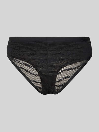 Sloggi Slip aus graphischer Spitze Modell 'Lenzing’s Tencel™' Black 3