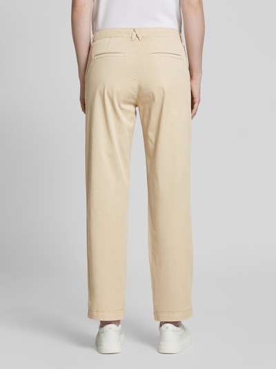 OPUS PANTS Straight leg broek met steekzakken, model 'Lisana base' Beige - 5