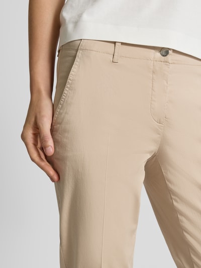 Brax Stoffhose in verkürzter Passform Modell 'MARON' Beige 3