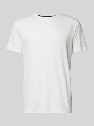 OLYMP Level Five T-Shirt mit geripptem Rundhalsausschnitt Offwhite 2