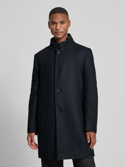 Cinque Mantel mit Stehkragen Modell 'CHOICE' Marine 4