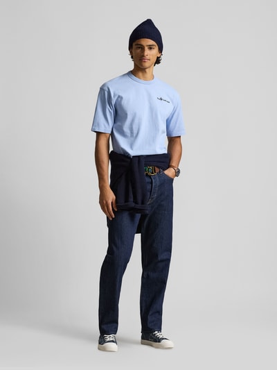 Polo Ralph Lauren Relaxed Fit T-Shirt aus reiner Baumwolle Bleu 1