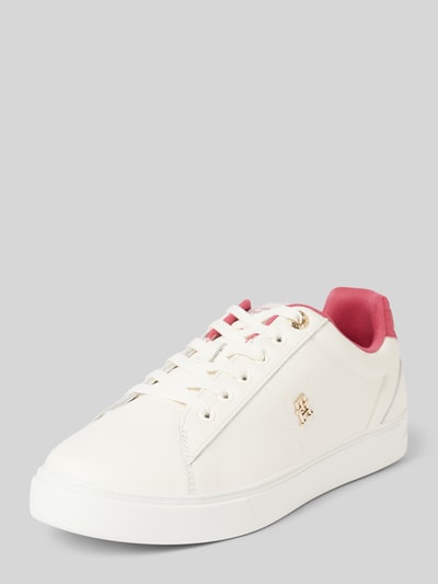 Tommy Hilfiger Leren sneakers met labelapplicatie, model 'ELEVATED ESSENT' Zwart - 1