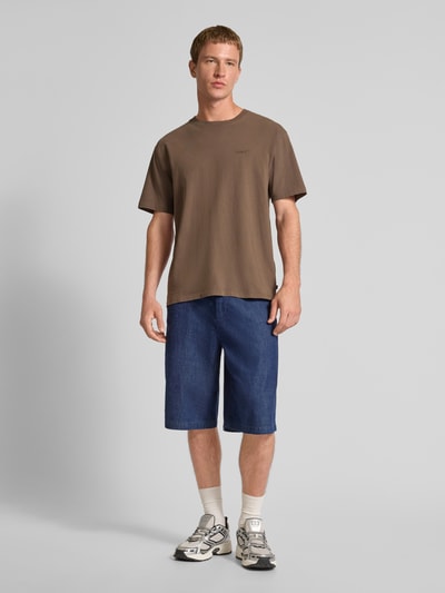 Levi's® Vintage Fit T-Shirt mit Label-Stitching Khaki 1