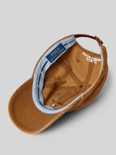 Polo Ralph Lauren Cap aus Cord mit Label-Stitching Camel 2