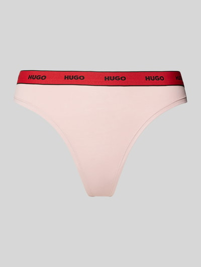 HUGO String mit Label-Detail Modell 'Carousel' Rosa 1