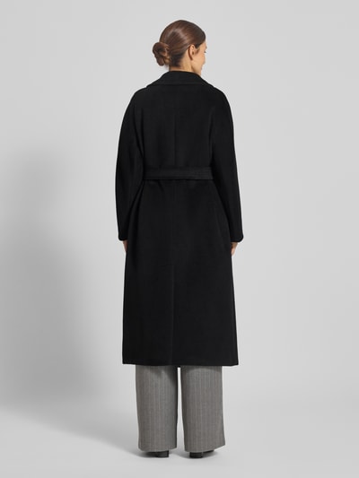 Weekend Max Mara Płaszcz wełniany o kroju regular fit z dodatkiem wełny z alpaki i moheru model ‘TEMPERA’ Czarny 5