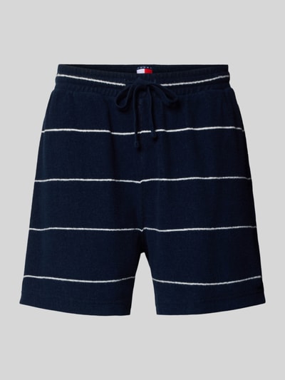 Tommy Jeans Regular Fit Shorts aus Baumwoll-Mix Marine 2