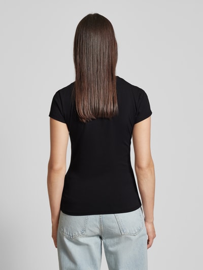 ARMANI EXCHANGE T-shirt met labeldetail Zwart - 5