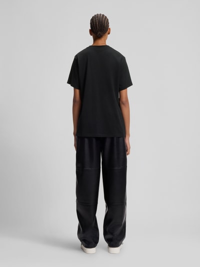 Hugo Blue T-shirt z naszywką z logo Czarny 5