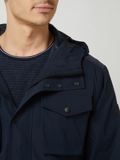 Tom Tailor Denim Fieldjacket mit Kapuze - wasserabweisend  Marine 3