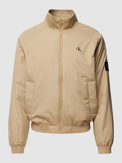 Calvin Klein Jeans Bomberjacke mit Stehkragen Modell 'HARRINGTON' Beige 2