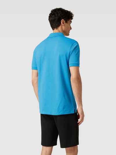 BOSS Poloshirt mit Label-Stitching Modell 'Pallas' Blau 5