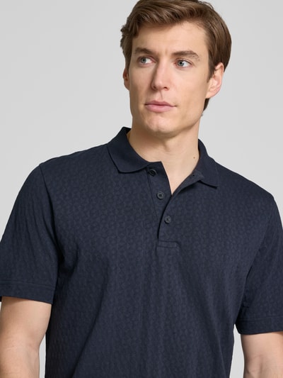 Marc O'Polo Regular Fit Poloshirt aus reiner Baumwolle Marine 3