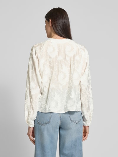 Drykorn Bluzka o kroju regular fit z okrągłym dekoltem model ‘SEETHA’ Biały 5