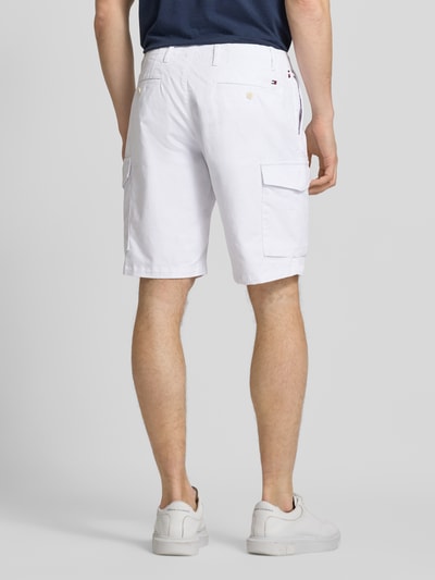 Tommy Hilfiger Regular Fit Cargoshorts mit Gürtelschlaufen Weiss 5