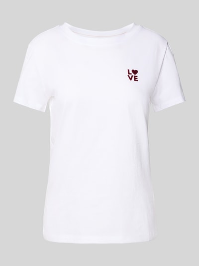 BOSS Orange Regular fit T-shirt van puur katoen Wit - 2